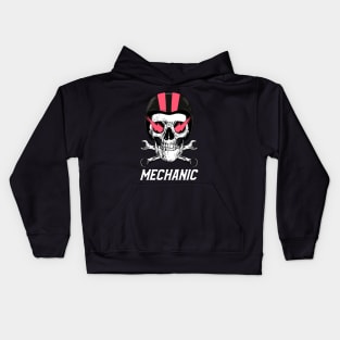 Skull Mechanic Kids Hoodie